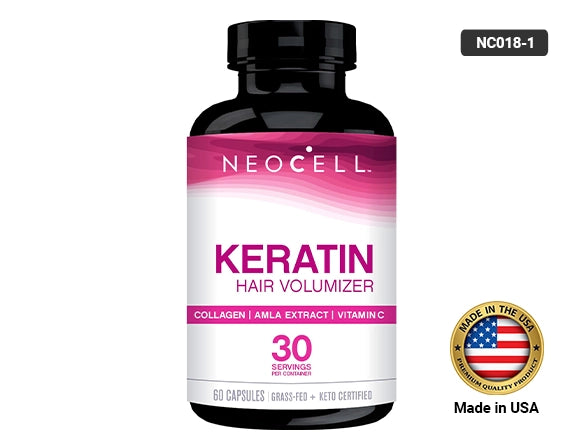 Neocell Keratin Hair Volumizer with Collagen, Amla and Vitamin C 60 Capsules in Sri Lanka